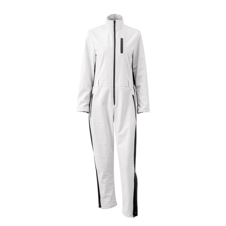 High-Waisted Ski Suit for Women – Insulated Winter Suit with Zipper