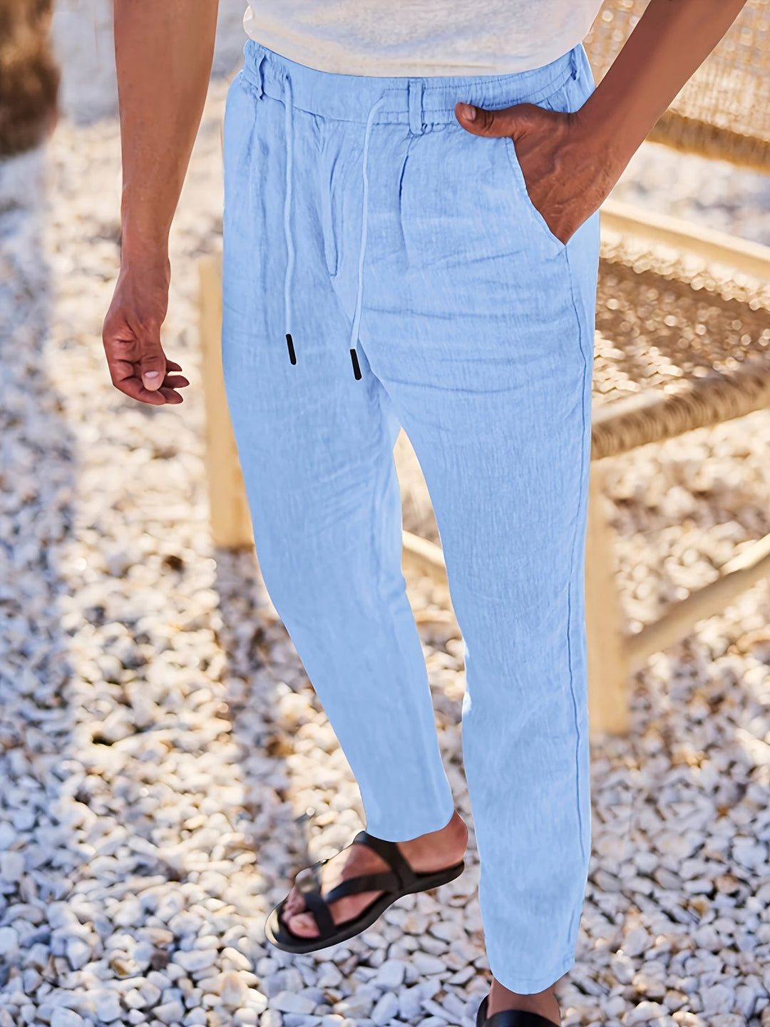 LAURENT MONACO | STRAIGHT LEG PANTS FOR MEN