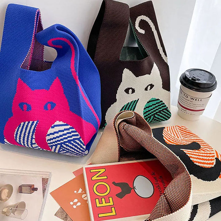 Creative Cat Pattern Handbag