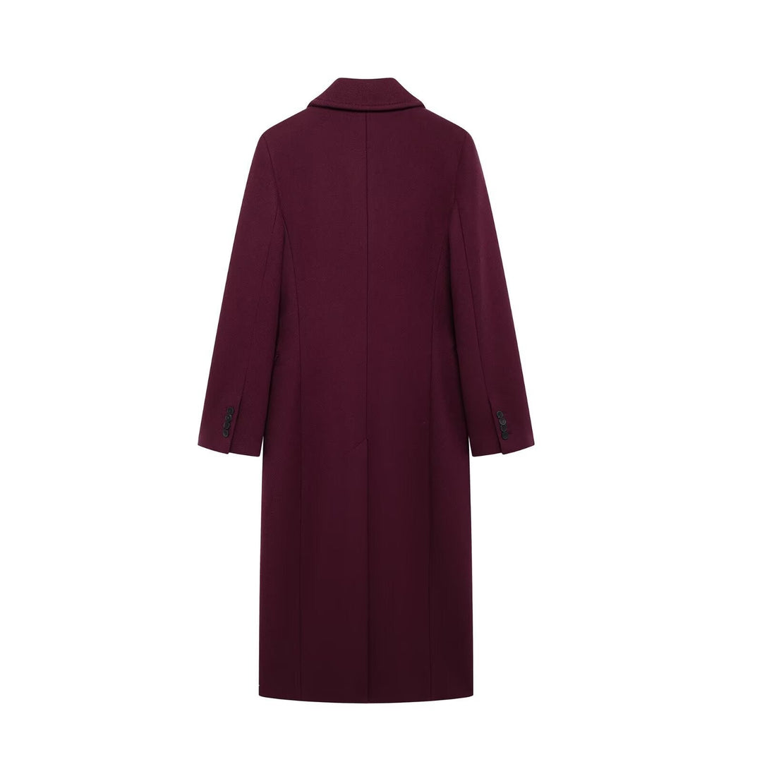 Seasonal Double-Breasted Coat for Women Eline, view 3 - Elena Harper