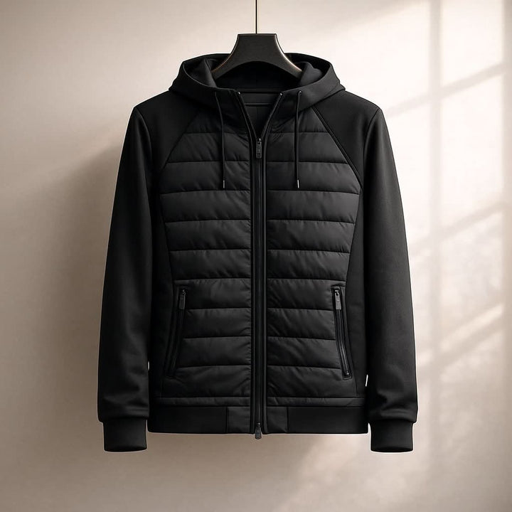 Robert | Modern and Warm Men's Puffer Jacket with Hood