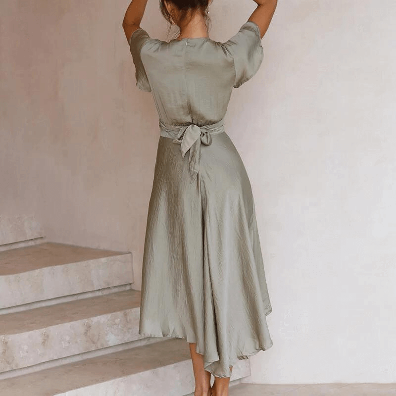 Sleeveless Flowy Midi Summer Dress