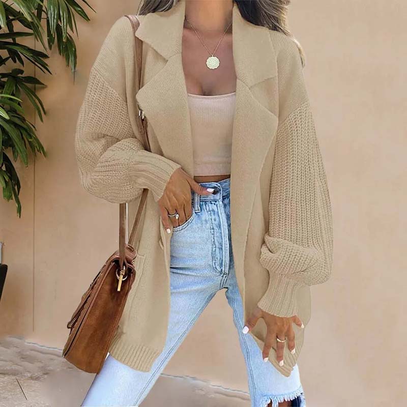Casual Solid Color Cardigan
