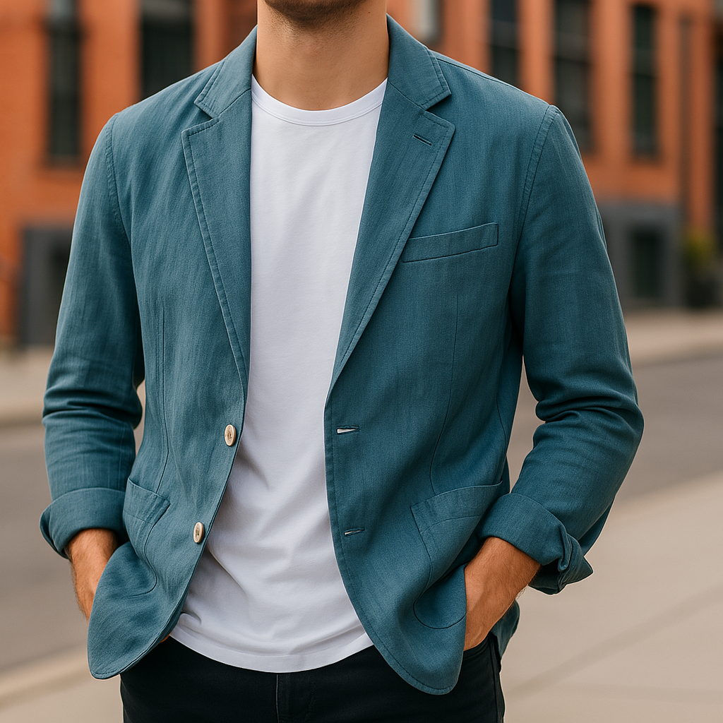 Robert | Lightweight and Elegant Linen Blazer for Summer
