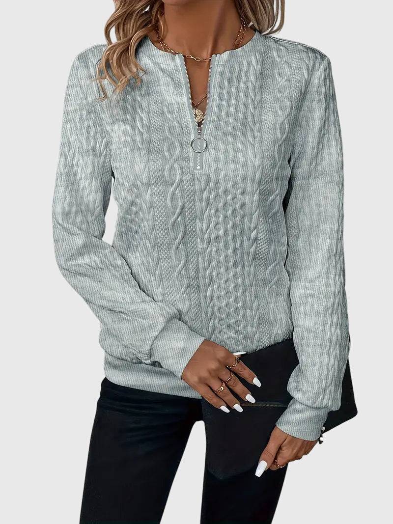 Nora™  |  Zipped Sweater
