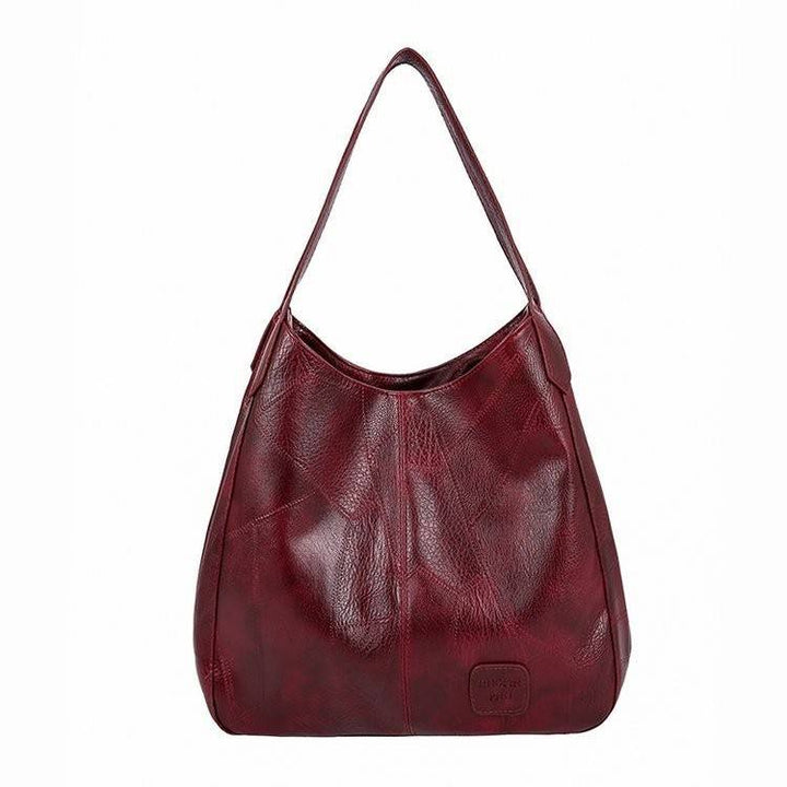 Women's Vintage Leather-Look Bag – Elegant Classic Style for Everyday Use