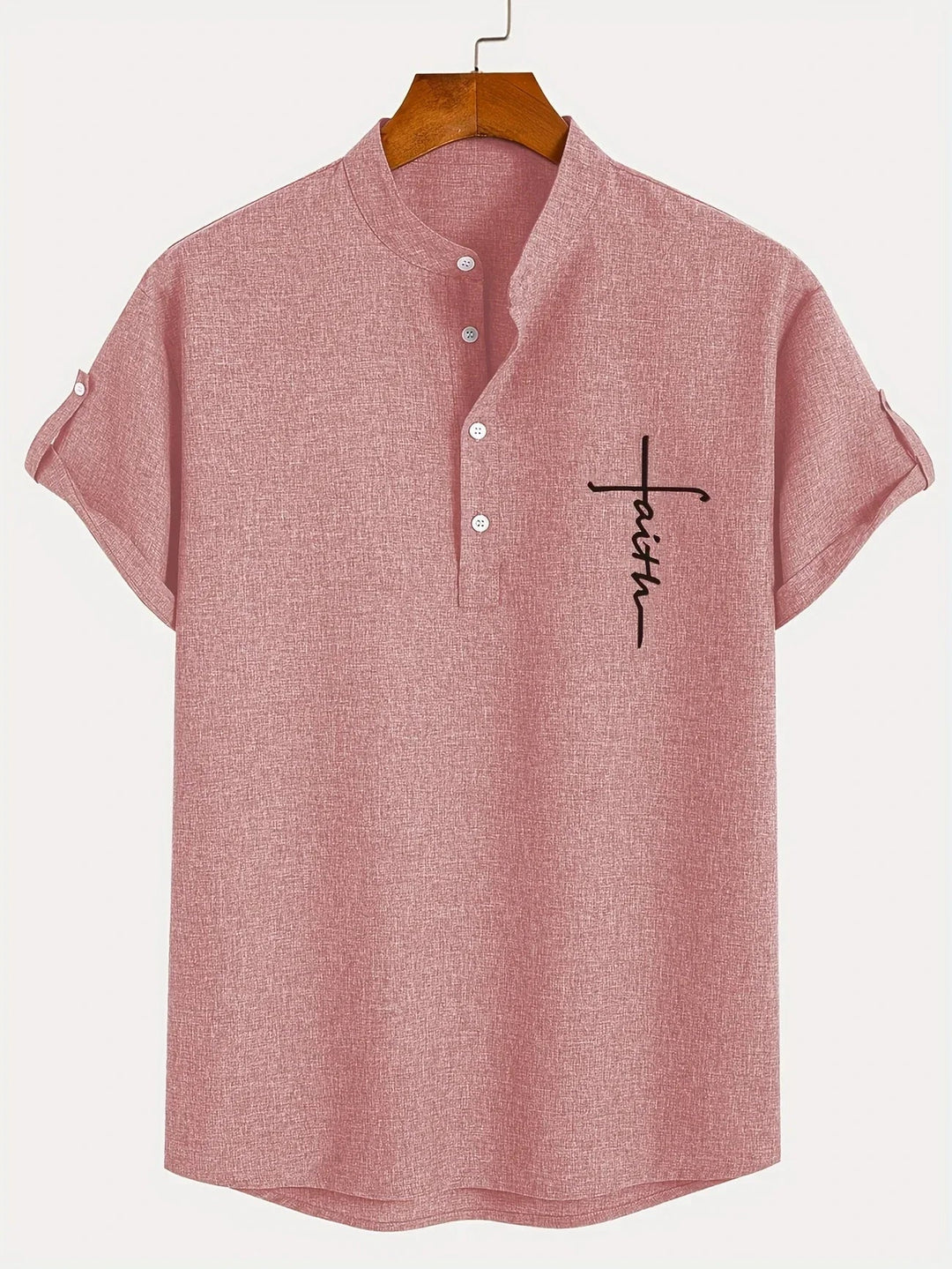 LAURENT MONACO | MEN'S HIGH COLLAR SHIRT