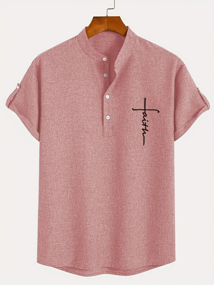 LAURENT MONACO | MEN'S HIGH COLLAR SHIRT