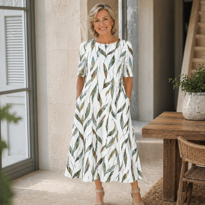 CHIC MIDI SHIRT DRESS FOR WOMEN
