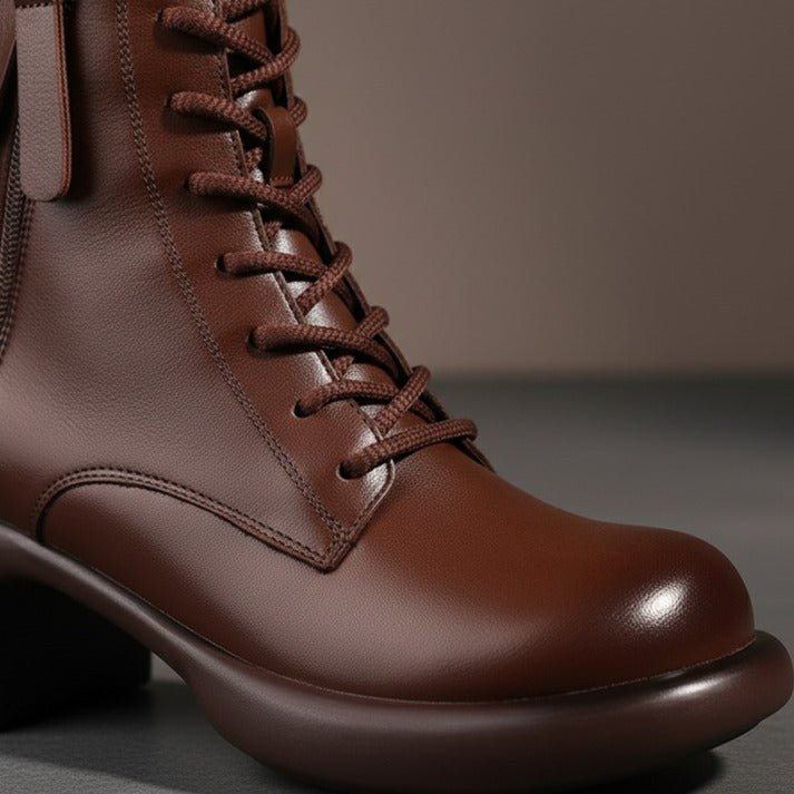 Mila | Vintage-Style Ankle Boots with Fleece Lining