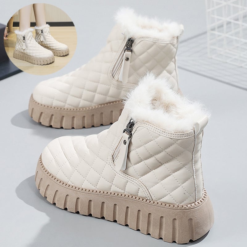 Padded ankle boots for women with protective effect - Linsara