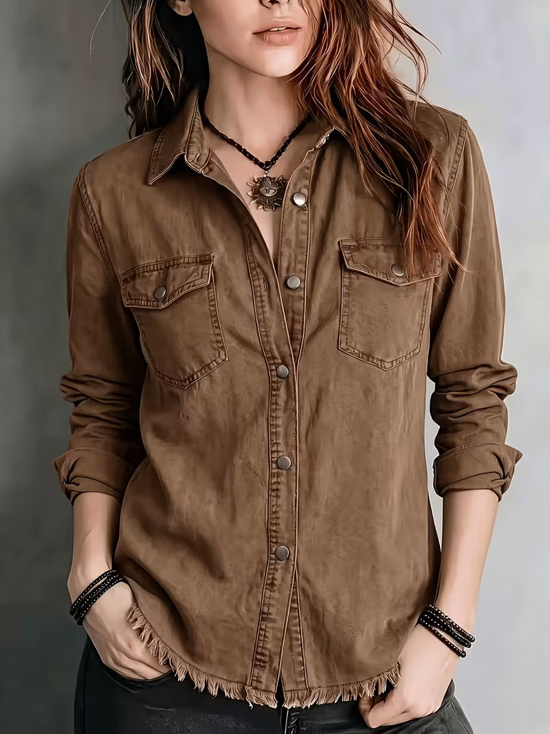 Women's Fringe Western Shirt - Retro and Original