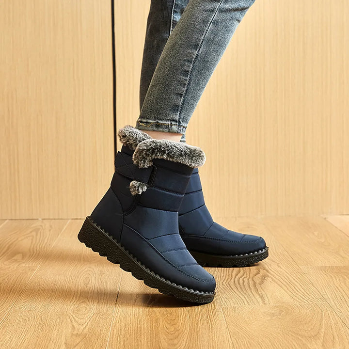 Winter Padded Boots for Women with Fleece Lining - Liora