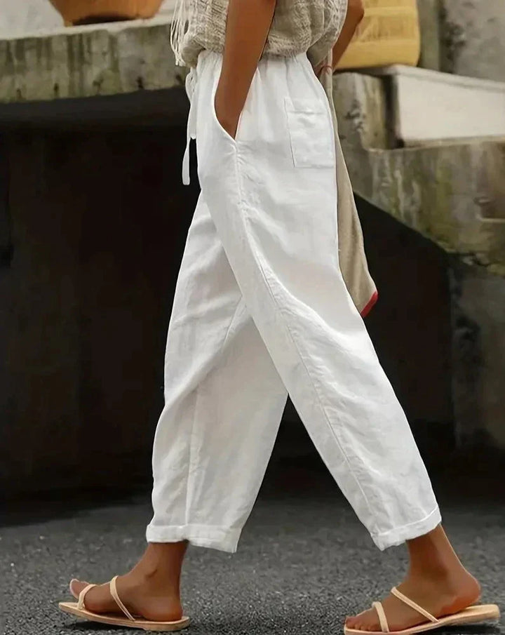 Comfortable Summer Pants Casual Wear for Warm Days Avélisse, view 3 - Elena Harper