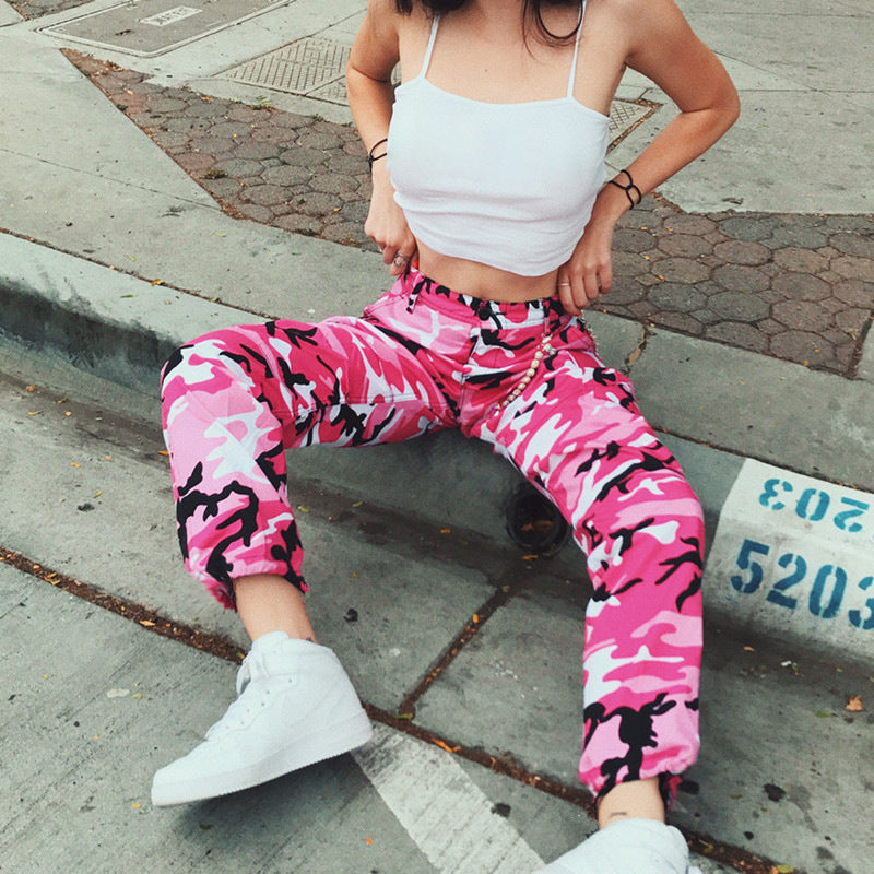 Emma | Trendy and Comfortable Camouflage Cargo Pants