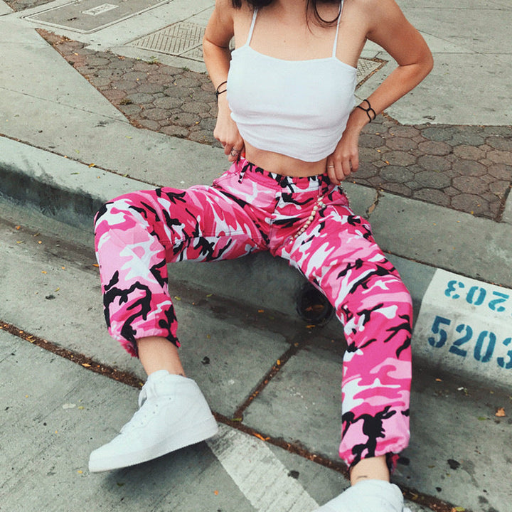 Emma | Trendy and Comfortable Camouflage Cargo Pants
