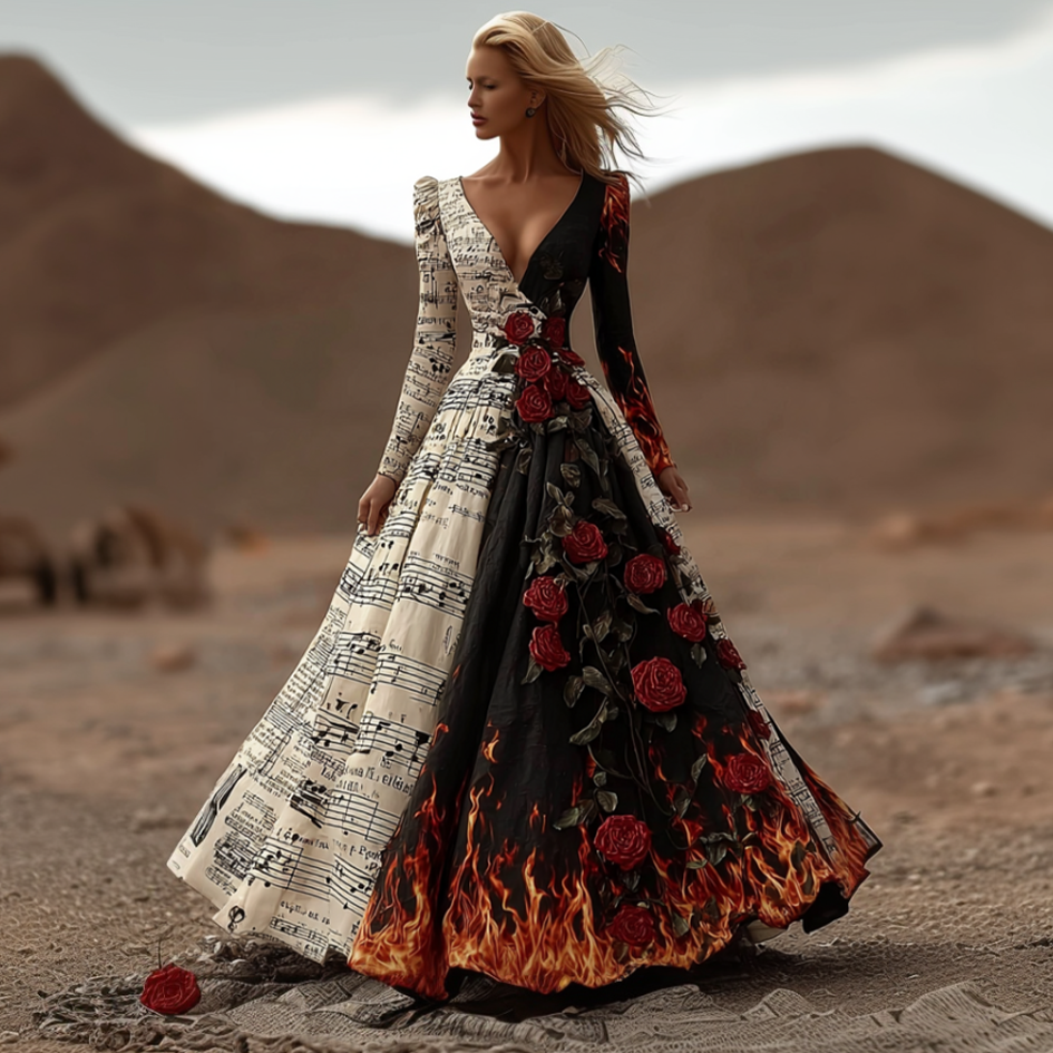 Gracefully Designed Dress - Elena Harper