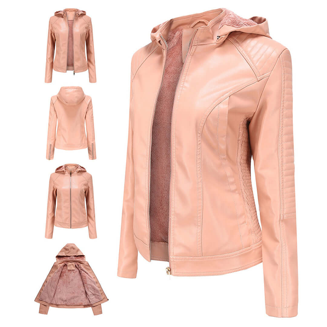Women's Detachable Hood Jacket