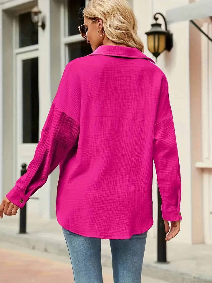Sofia Soft Woven Blouse, view 10 - Elena Harper