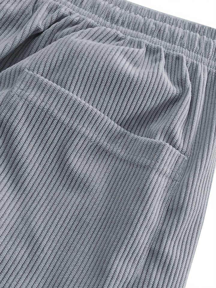 Asher Straight Cut Pants with Drawstring Waist - Elena Harper
