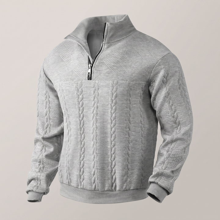 Benjamin | Elegant and Comfortable Men's Zip Sweater