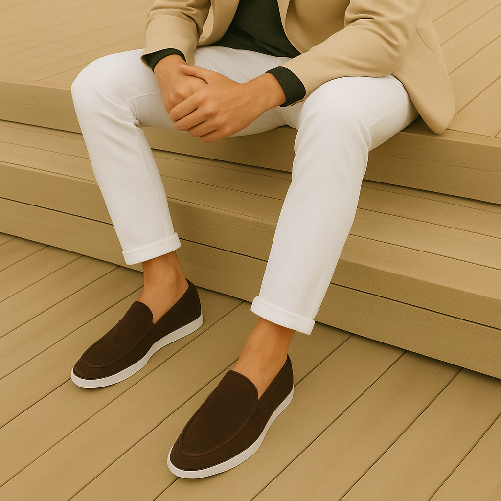 Luigi | Elegant Suede Loafers