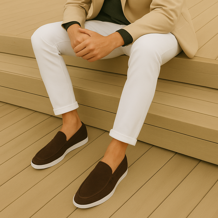 Luigi | Elegant Suede Loafers