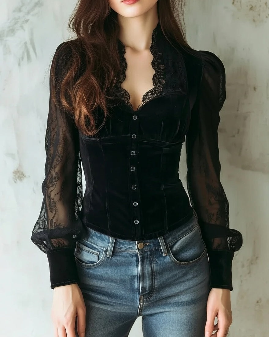 Ladies Tailored Blouse – Suitable for Work and Everyday Use