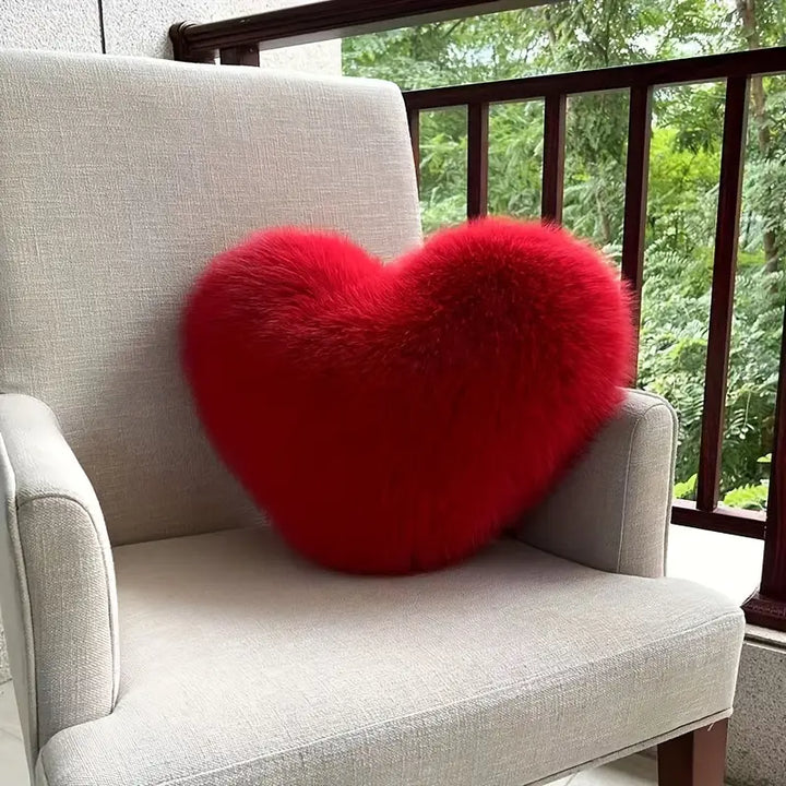 HeartNest A Cute Heart-Shaped Plush Pillow, view 2 - Elena Harper