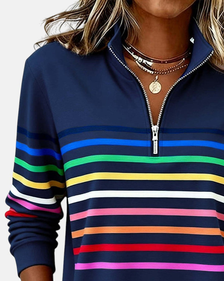 Vera™  |  Comfortable Striped Jumper