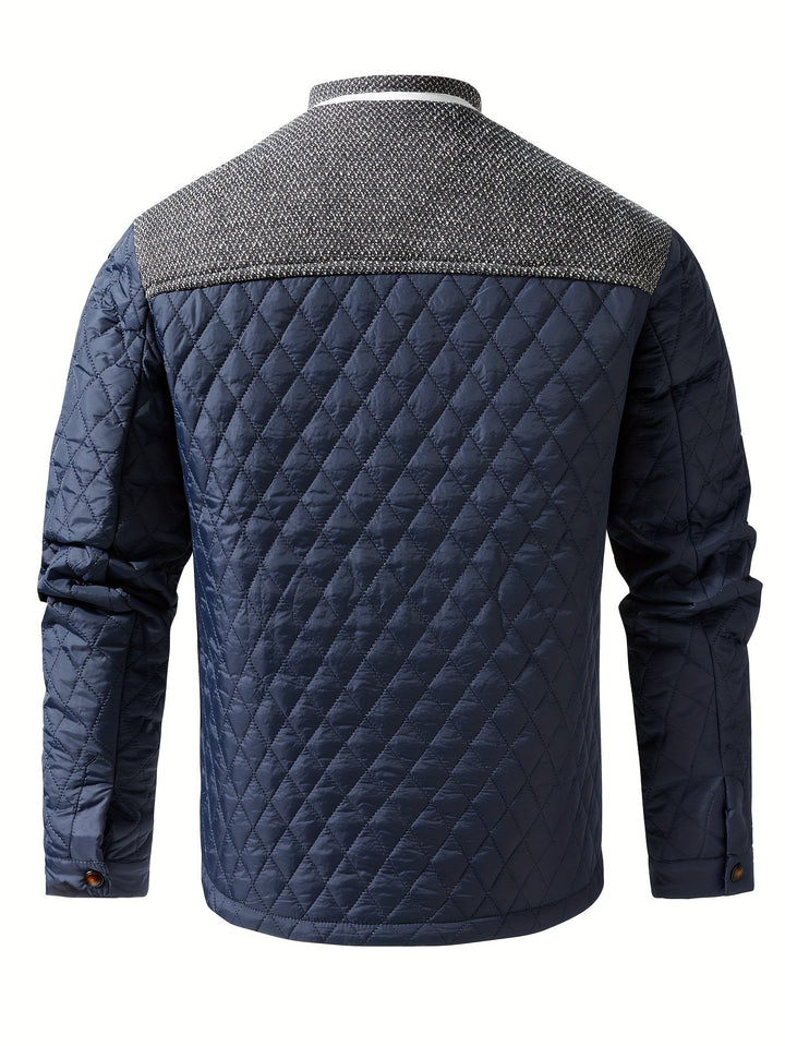 Vincent - Elegant Padded Down Jacket with High Collar