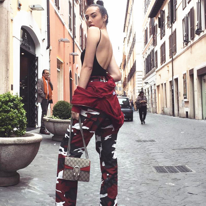 Emma | Trendy and Comfortable Camouflage Cargo Pants