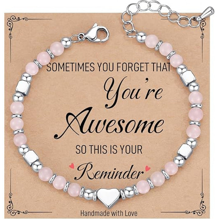 Bohemian Heart Bead Bracelet