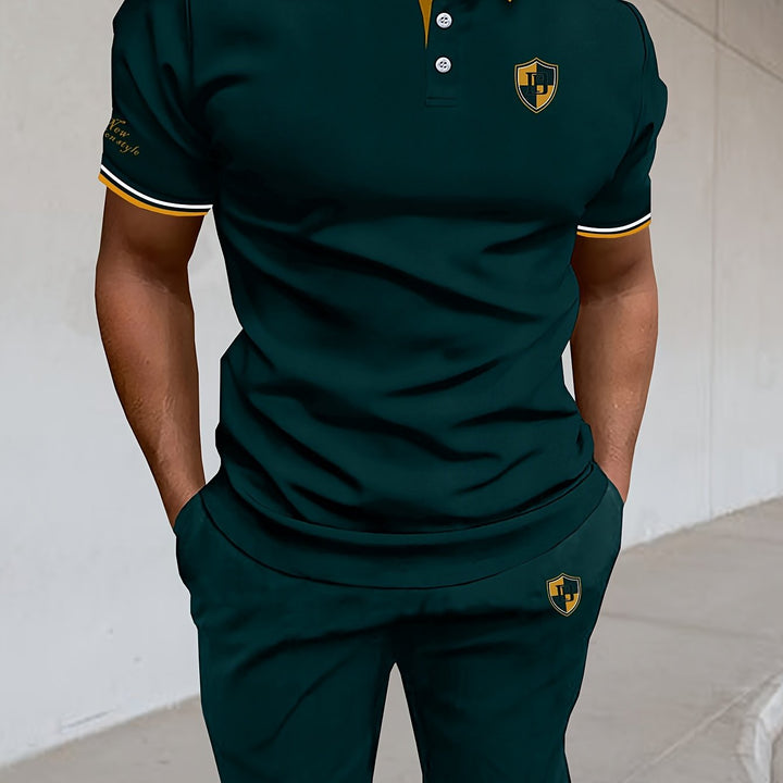 LAURENT MONACO | TEXT PRINTED SET FOR MEN