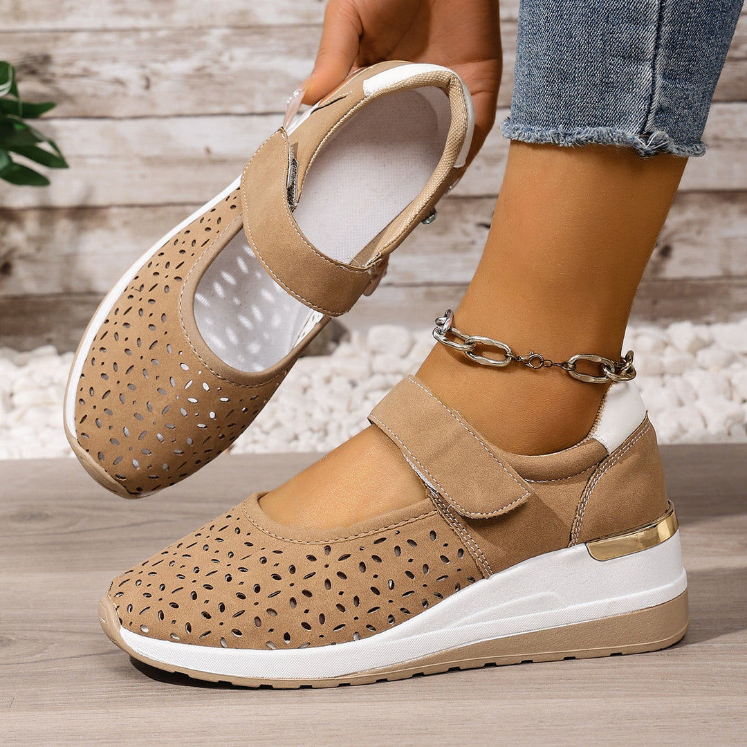 Camila Stylish orthopedic sneakers with breathable design, view 8 - Elena Harper