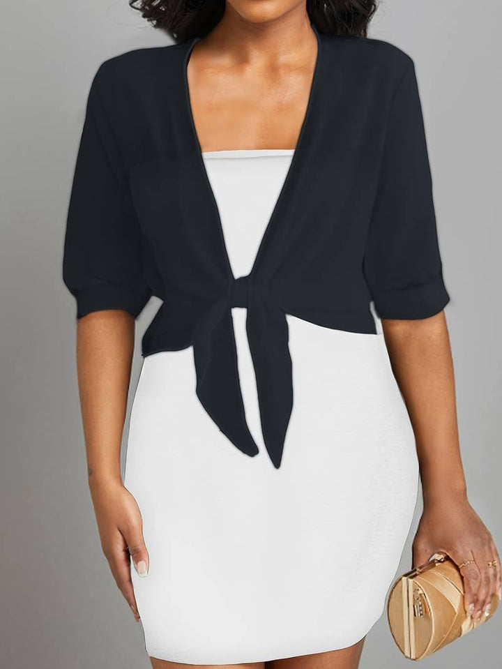 Katie – Airy Blouse with Open Front