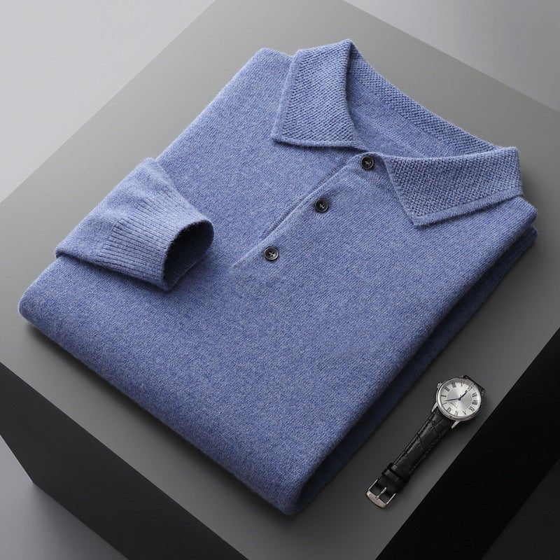 Kevin | Luxurious and Versatile Men's Cashmere Polo Shirt