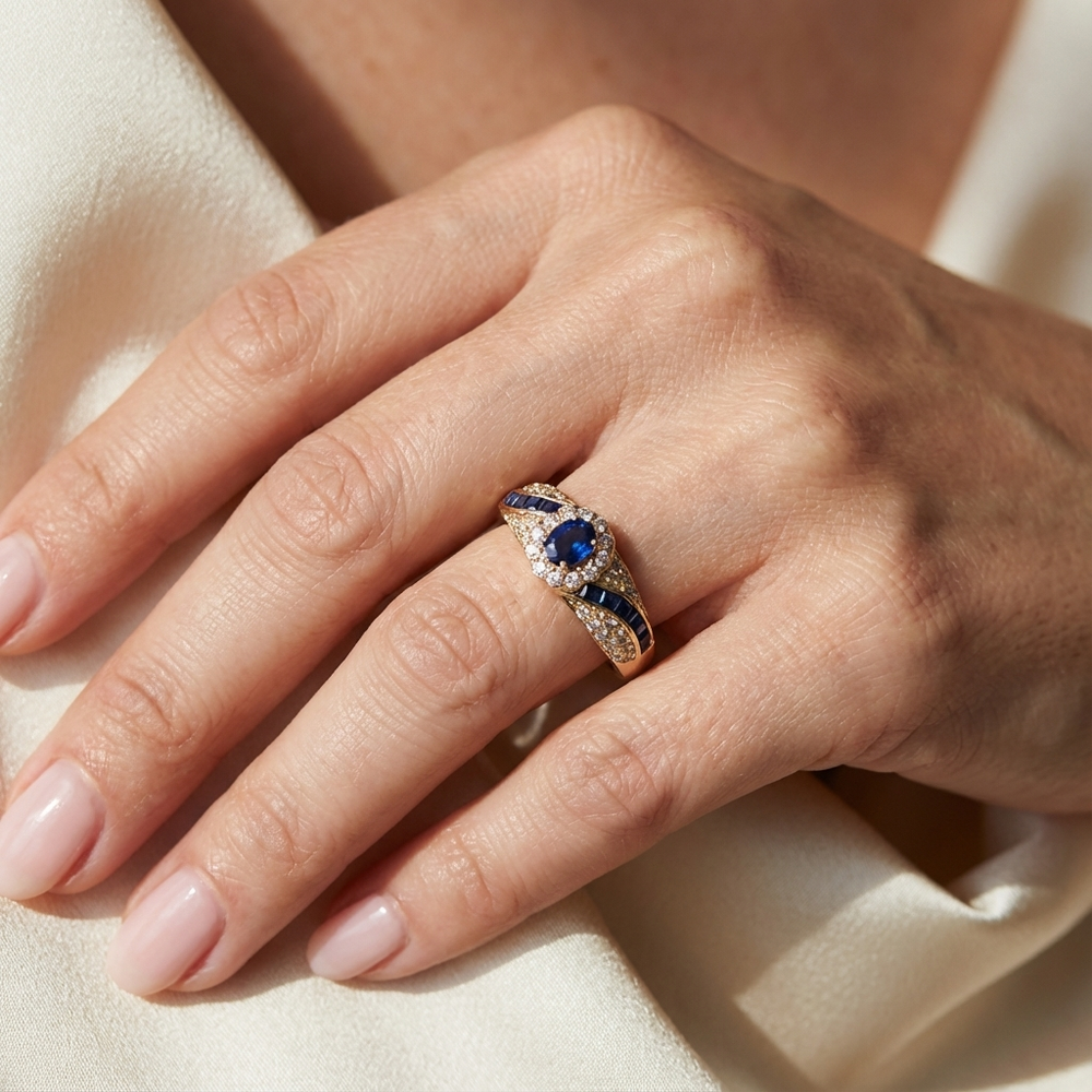 Avelisse Moraziel Gold Ring - Elena Harper
