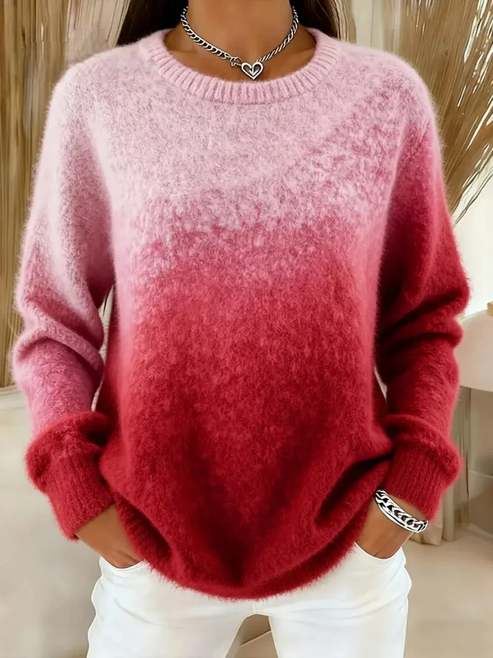 Petra | Soft and Modern Knit Sweater with Gradient