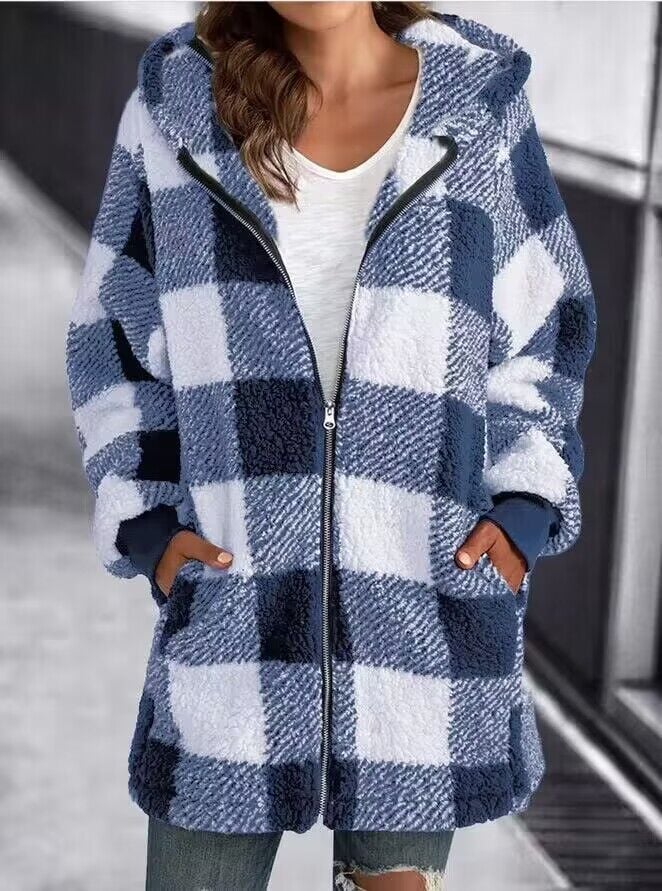 Georgia™ Oversized Checkered Coat