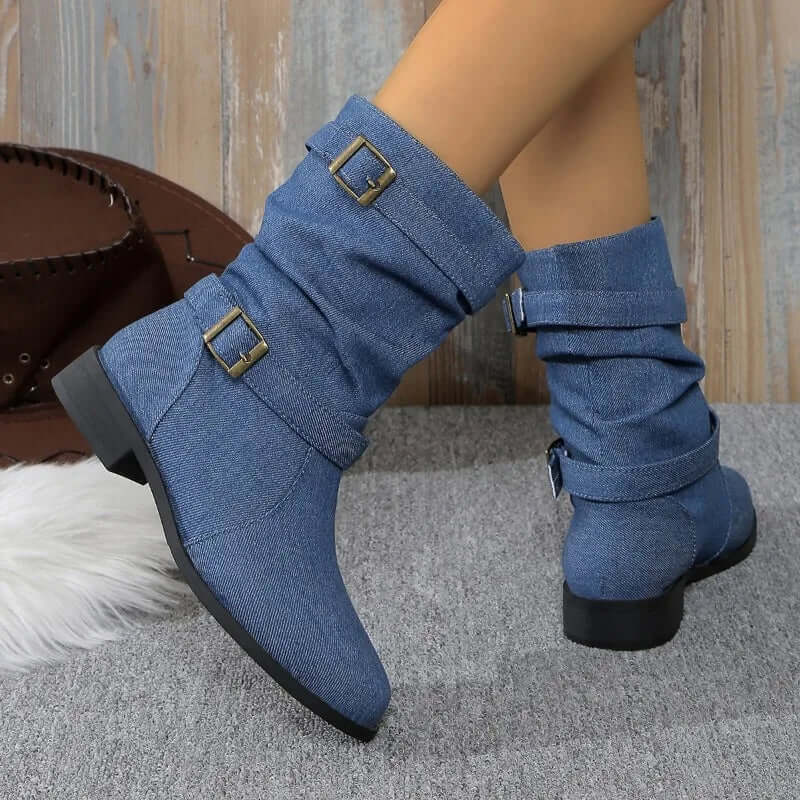 Women's Midi Ankle Boots, view 5 - Elena Harper