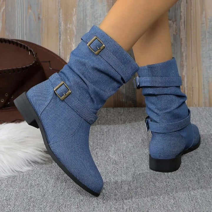 Women's Midi Ankle Boots, view 5 - Elena Harper