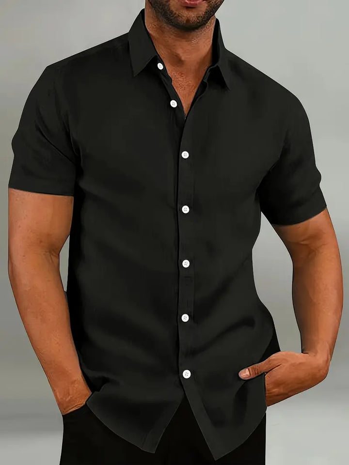 Laurent Monaco Men'S Summer Button-Up Shirt, view 4 - Elena Harper