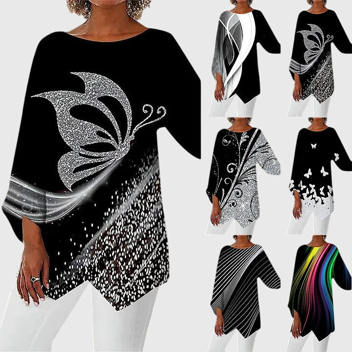 Alayah™  |  Elegant Crew Neck Top