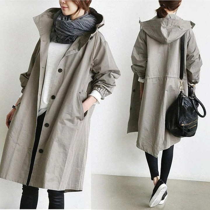 Andréa - Elegant Waterproof Trench Coat