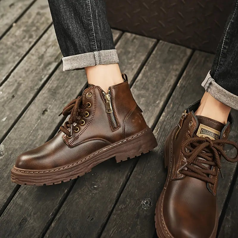 LAURENT MONACO | GENUINE LEATHER BOOTS