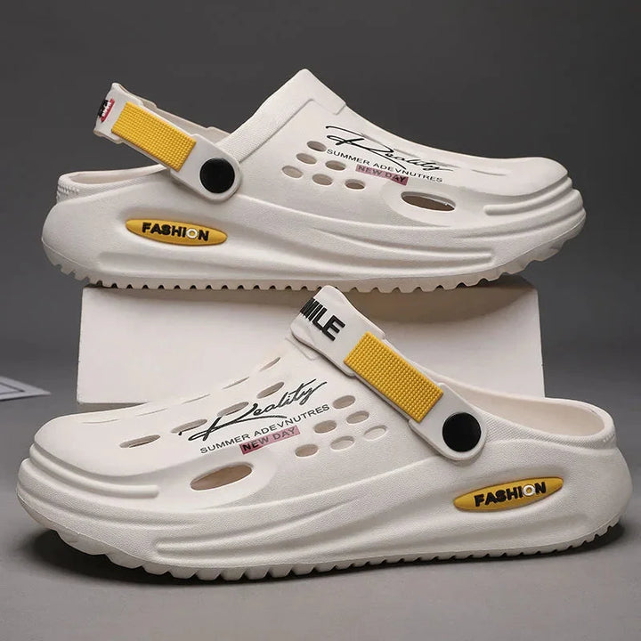 Finn | Comfortable and Breathable Men's Platform Clogs