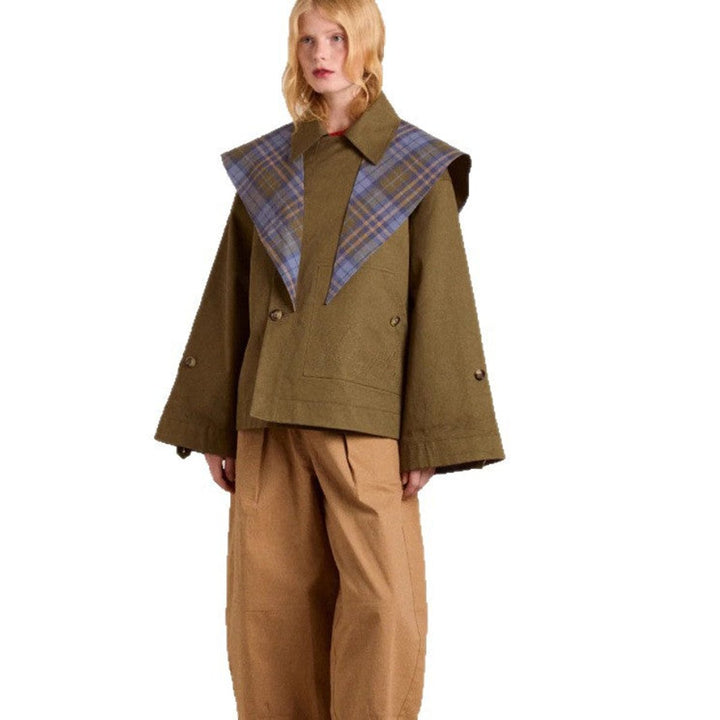 Claudia Oversized and Stylish Women's Trench Coat, view 5 - Elena Harper