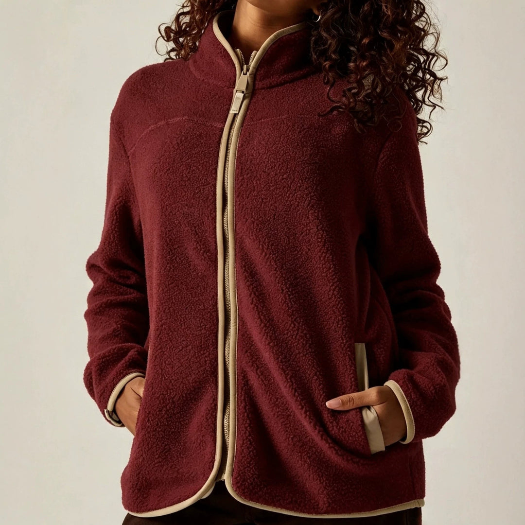 Women's Wool Effect Cardigan – Warm and Soft