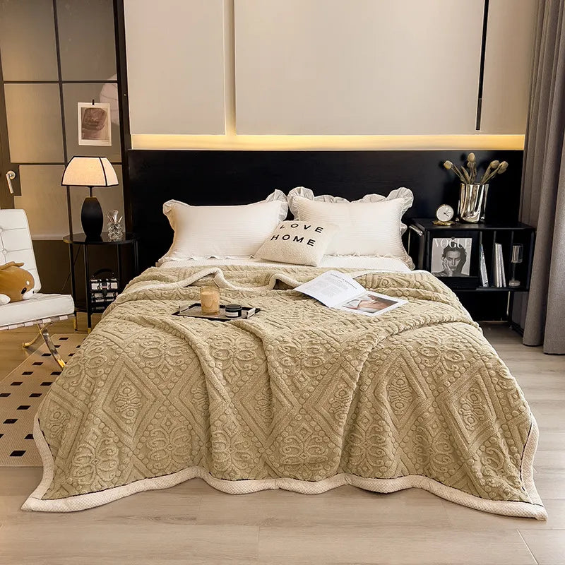 Luxurious Winter Quilted Blanket